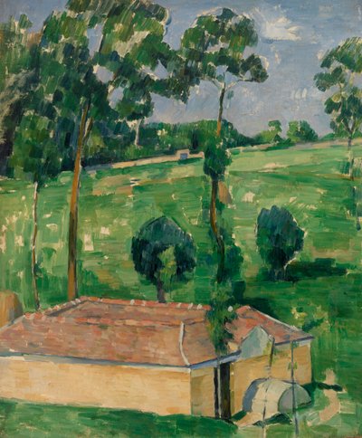 The Spring House by Paul Cézanne